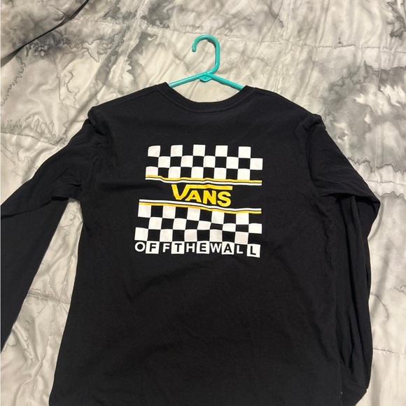 Vans Black and Yellow Logo Tee - Picture 2 of 3
